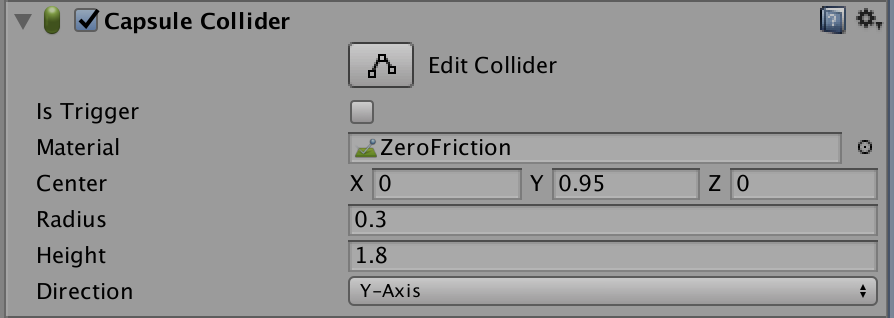 Unity Kyle Capsule Collider Attr